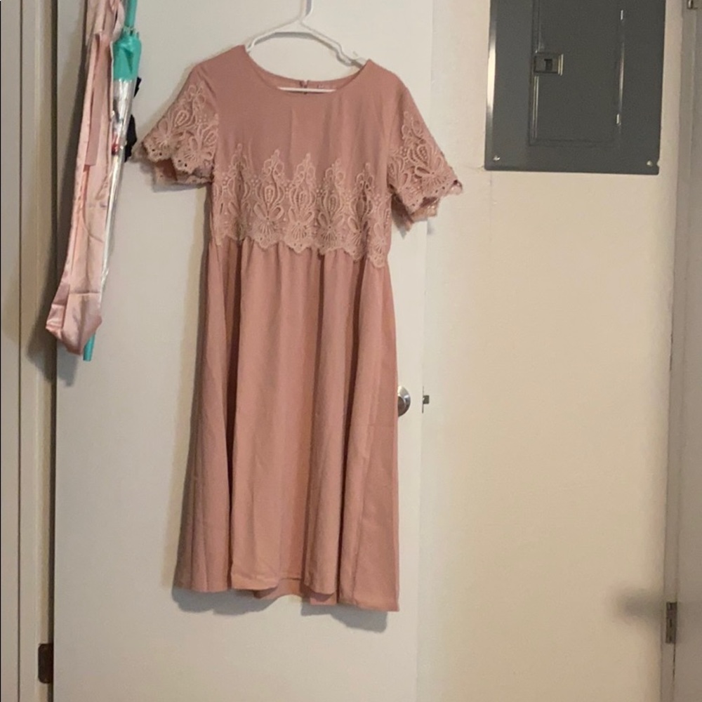 Pink dress